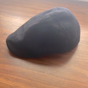 Black Newsboy Cap